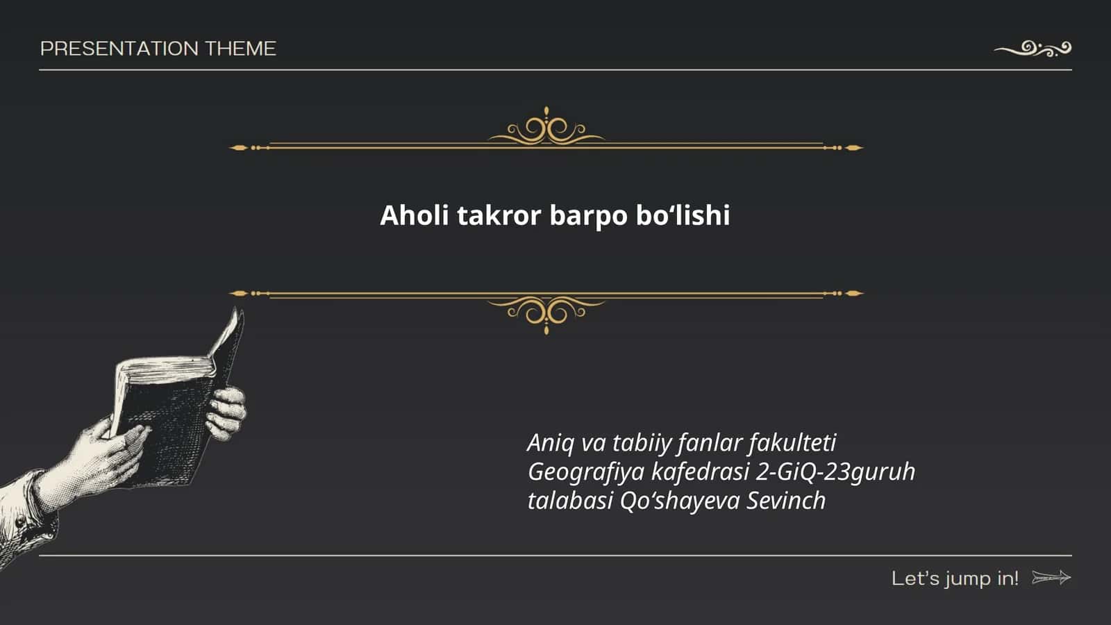 Aholi takror barpo boʻlishi