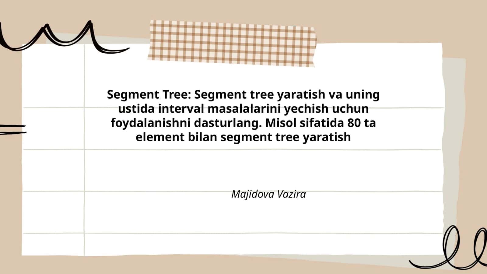 Segment Tree