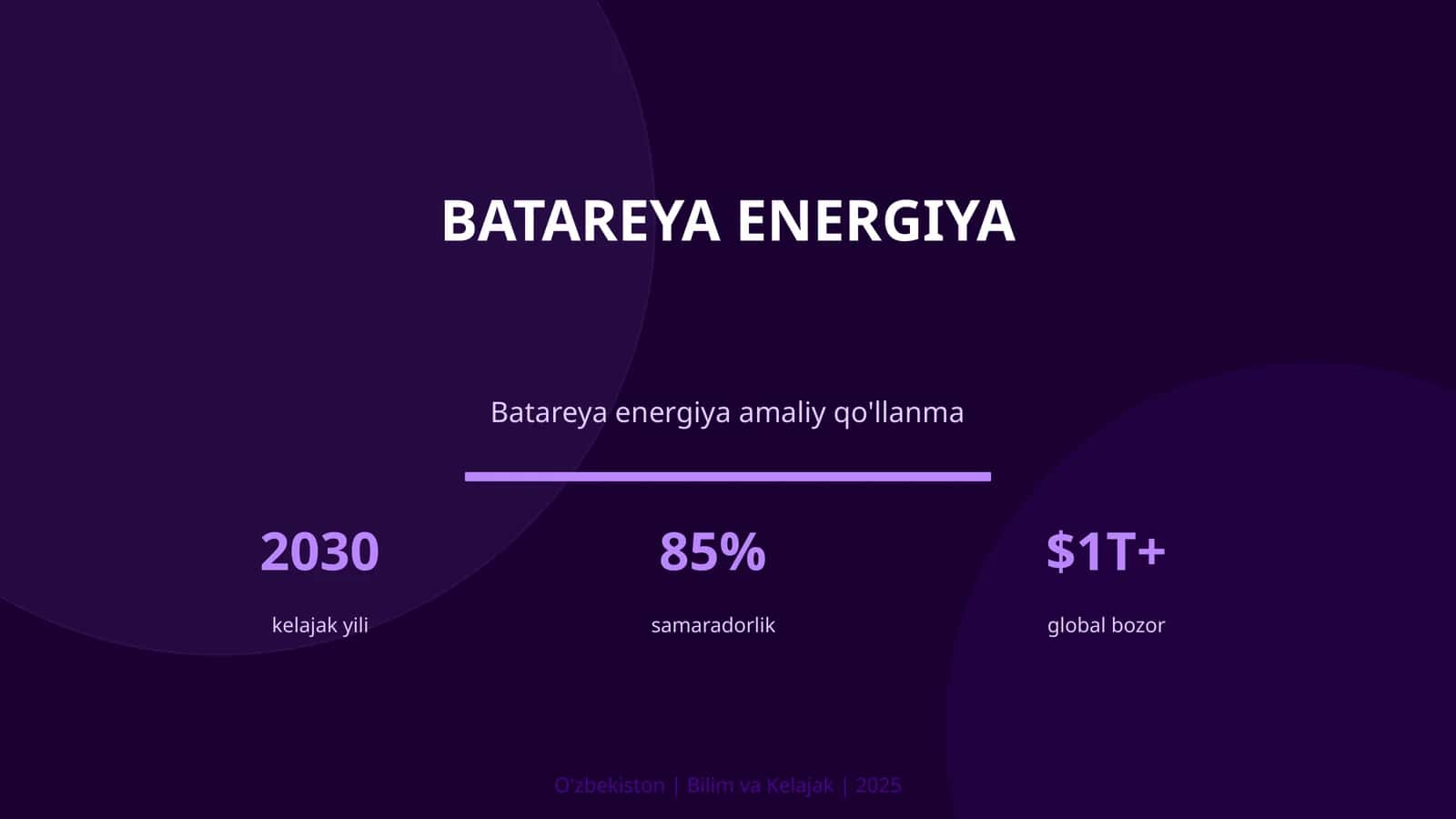 Batareya energiya