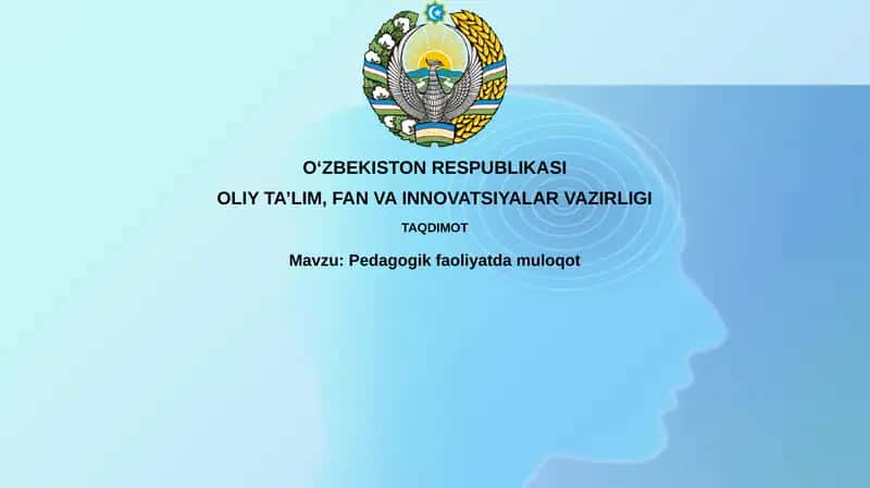 Pedagogik faoliyatda muloqot