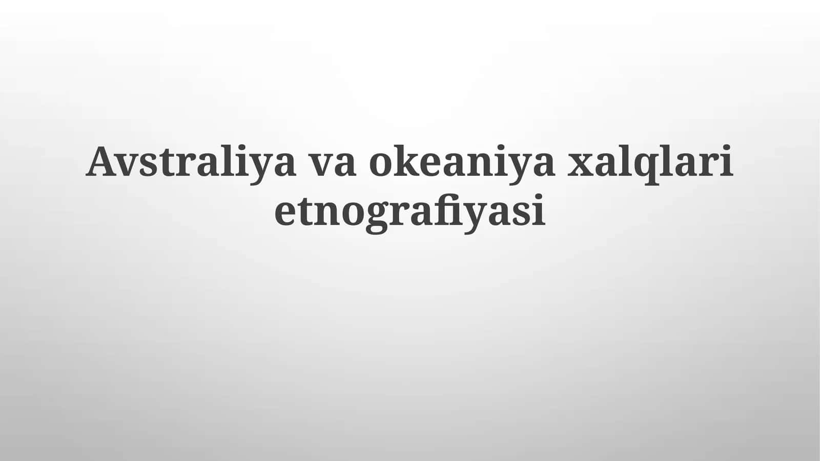 Polineziya xalqlari