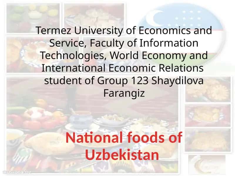 National Foods of Uzbekistan