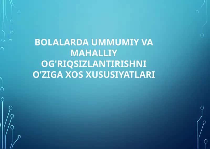 Anesteziya