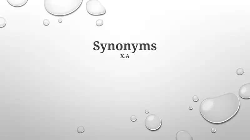 Synonyms