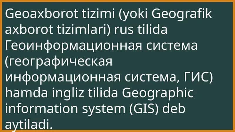 Geoaxborot tizimi
