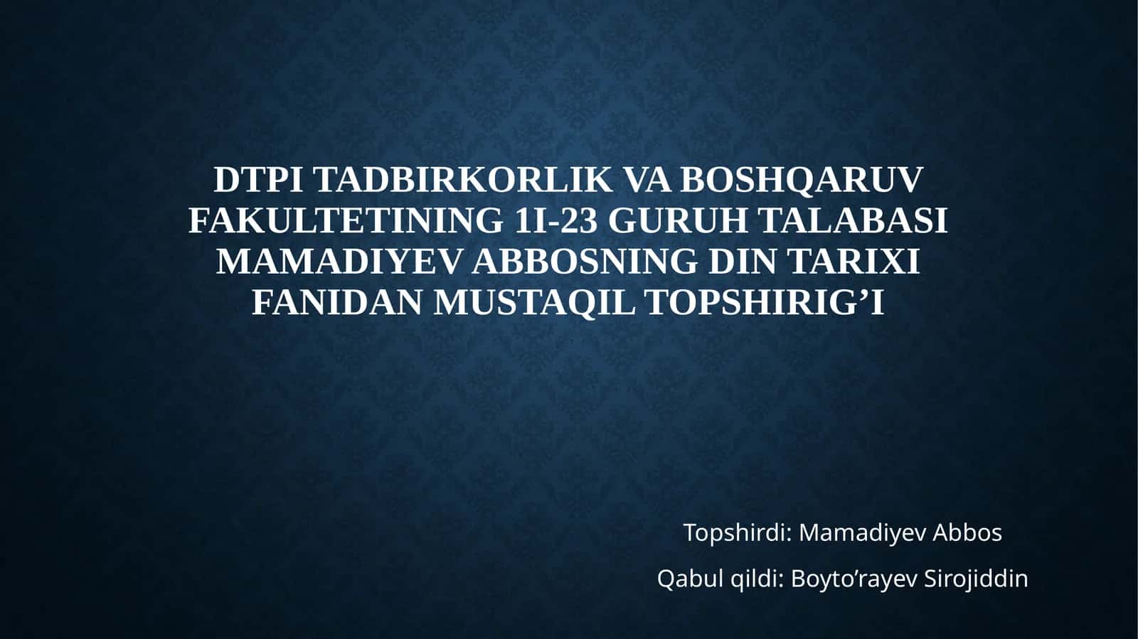 Buxoro yahudiylarining diniy marosimlari va bayramlari
