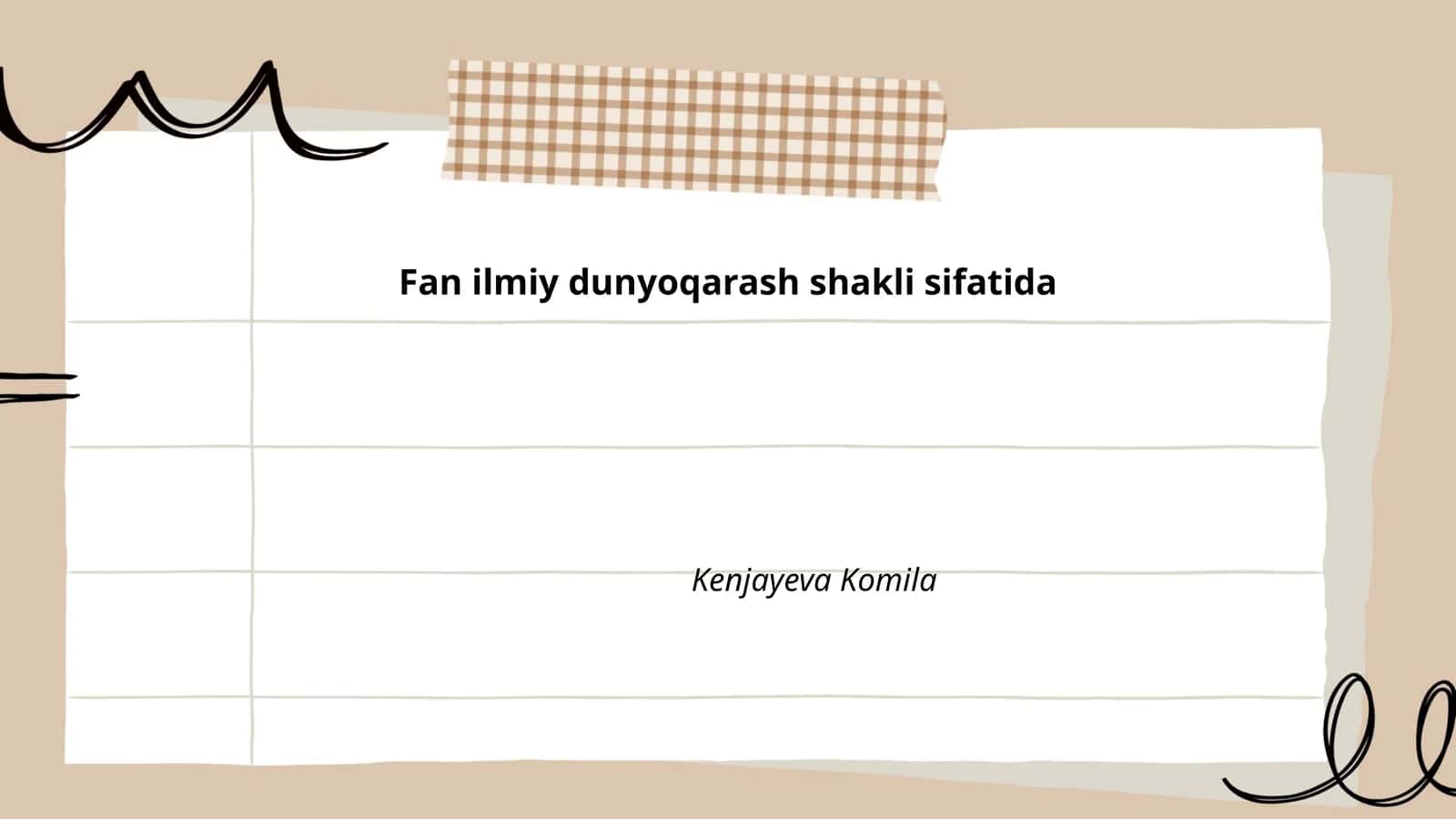 Fan va falsafa o'rtasidagi munosabatlar