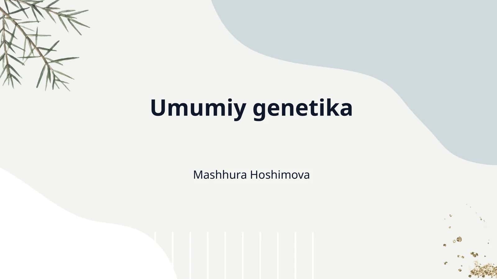 Umumiy genetika