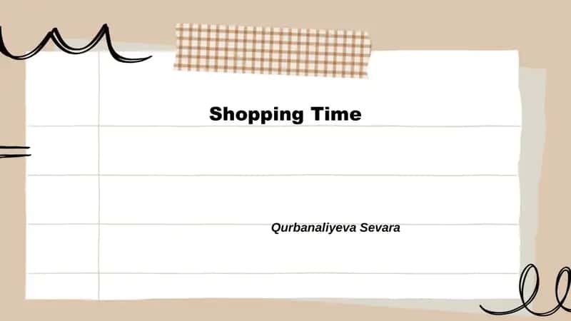 Shopping Time