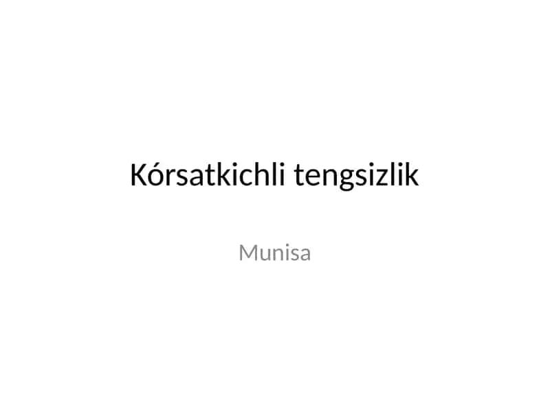 Kórsatkichli tengsizlik