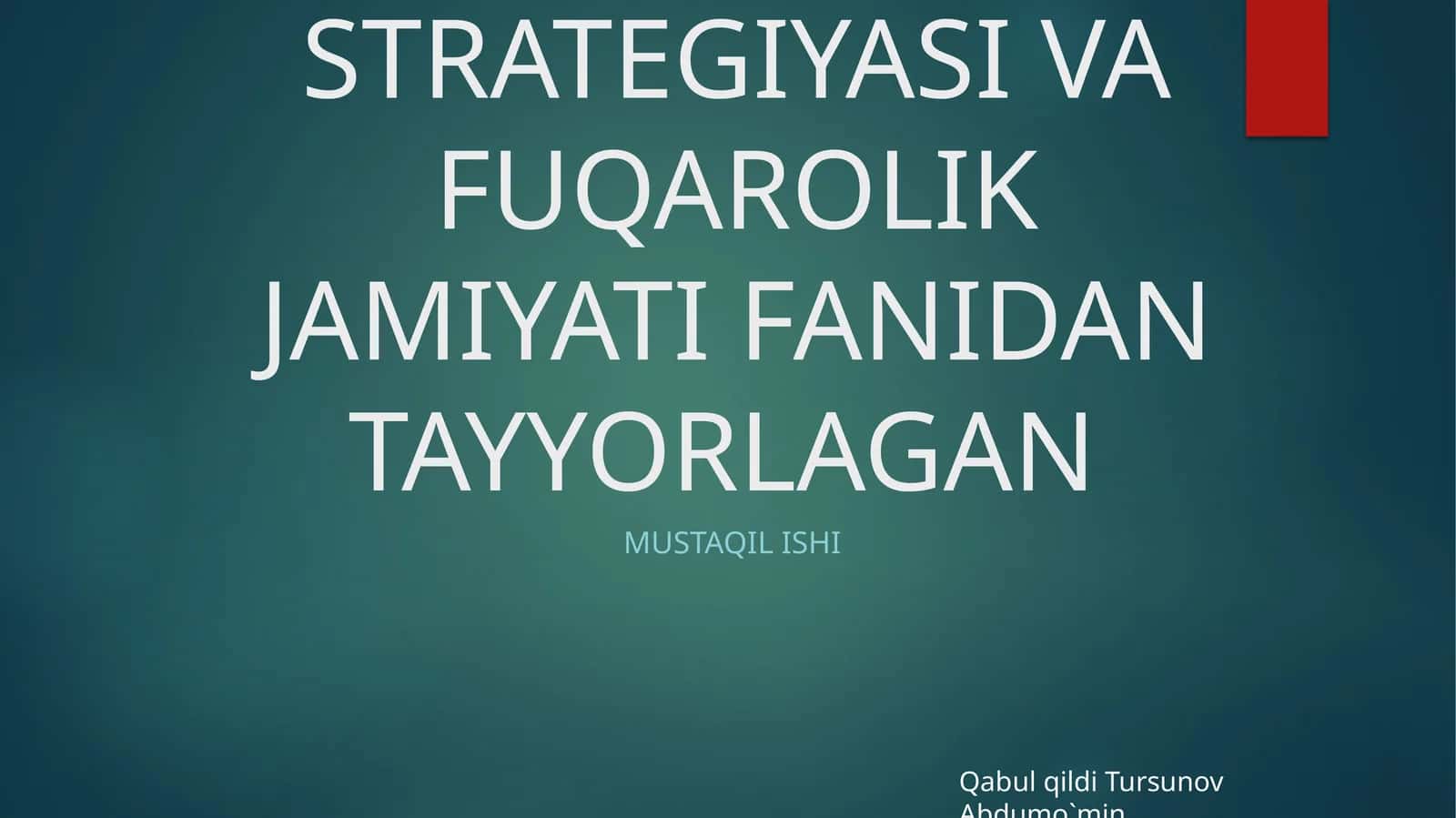 Ijtimoiy sohani rivojlantirishning ustuvoryo‘nalishlari