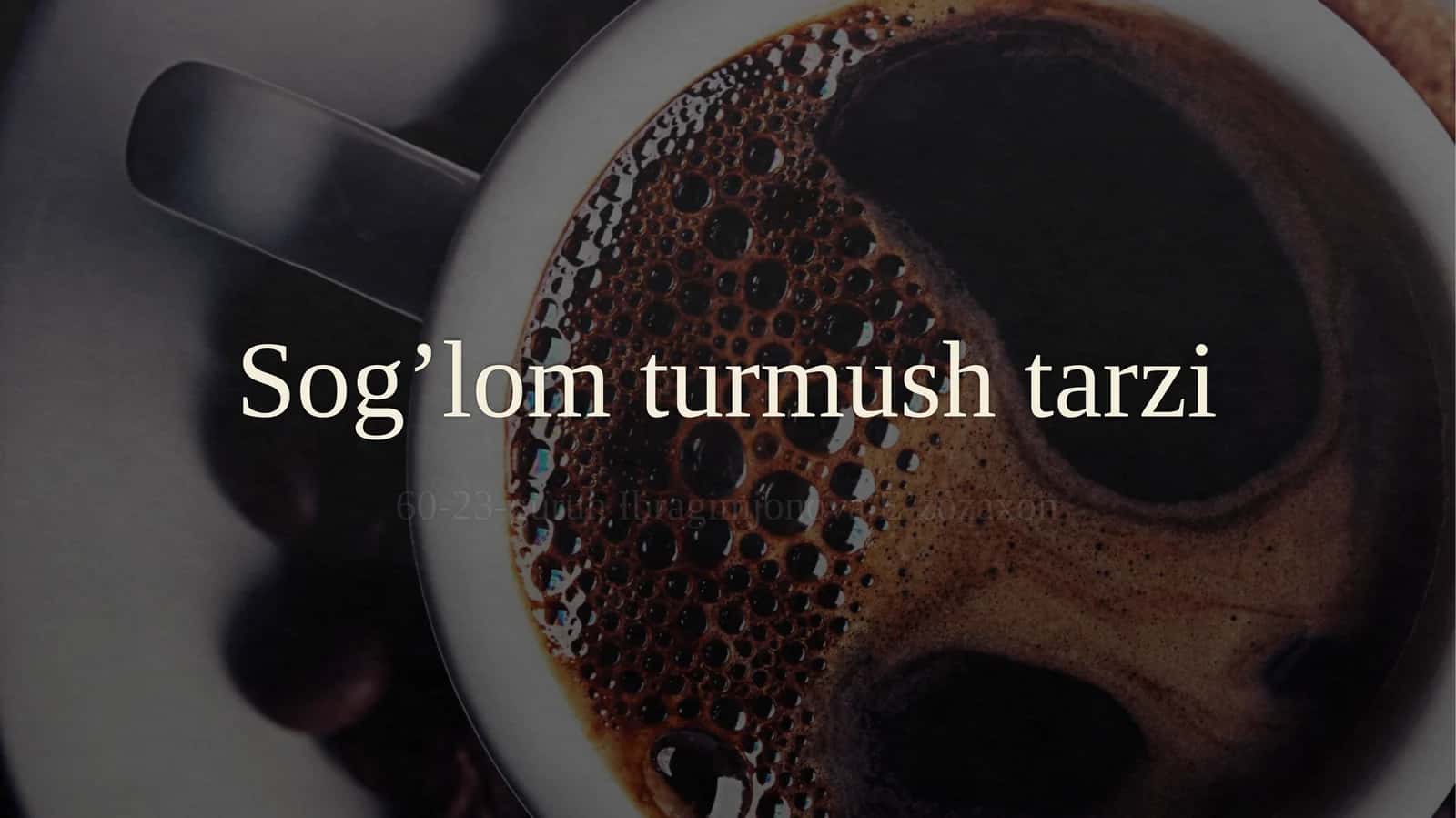 Sog’lomturmushtarzi