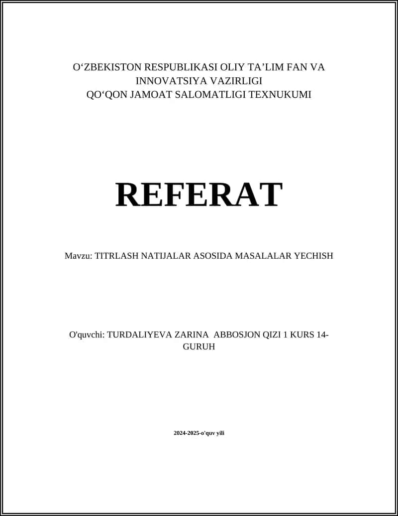Differensial Tenglamalar