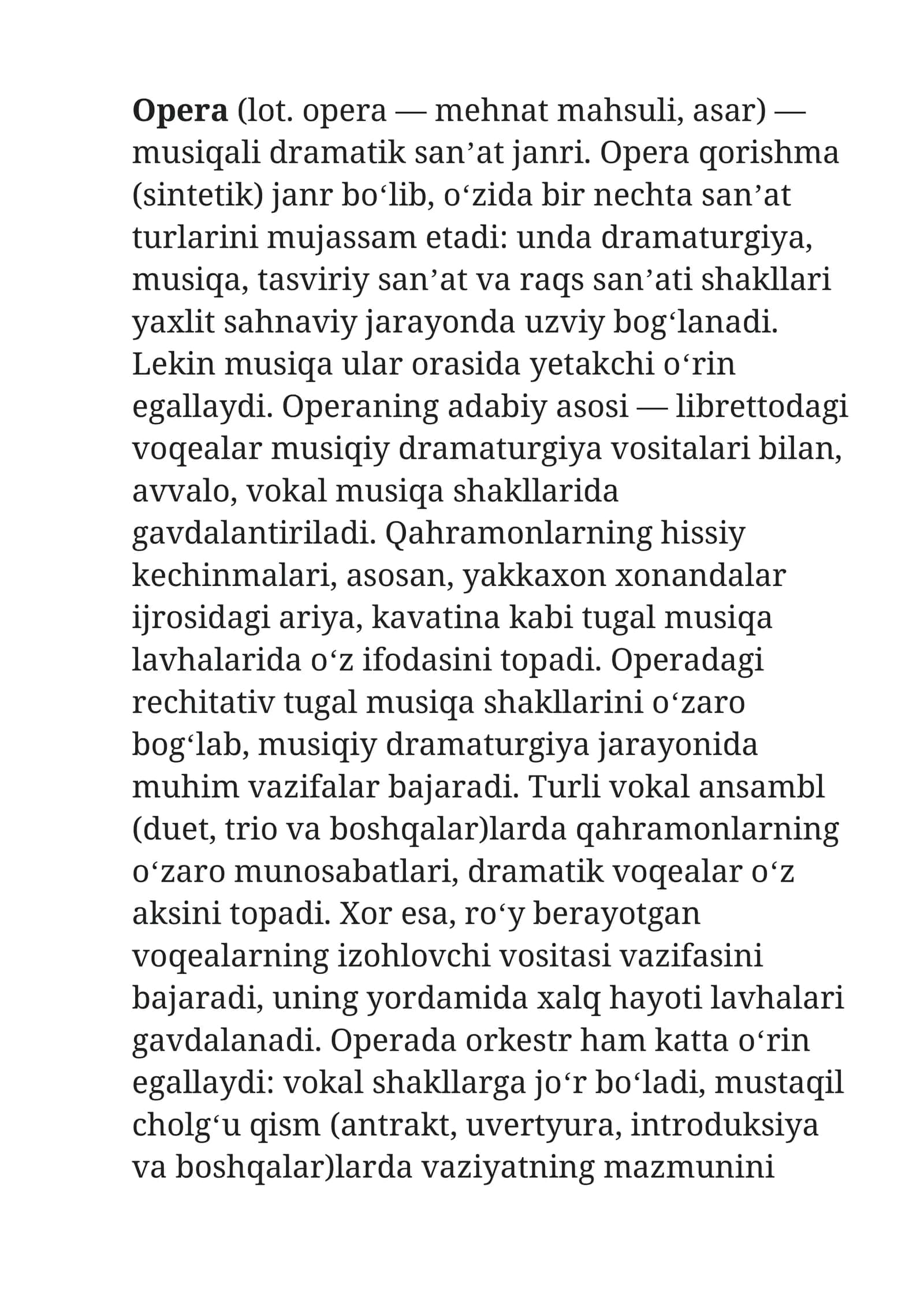 Opera
