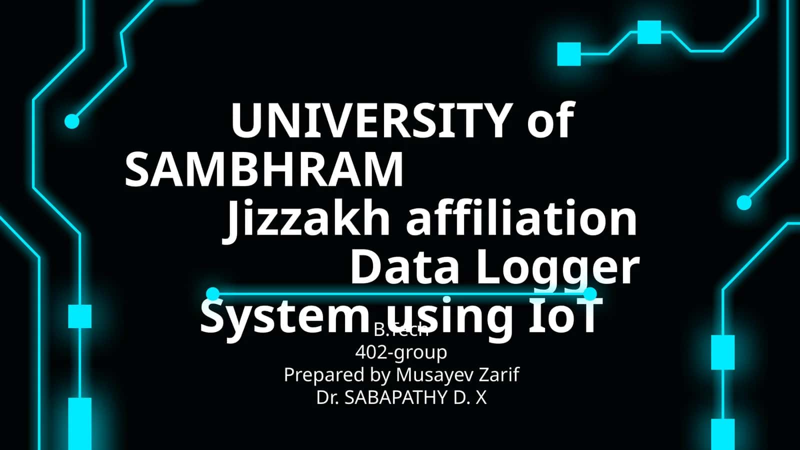 Data Logger System using IoT