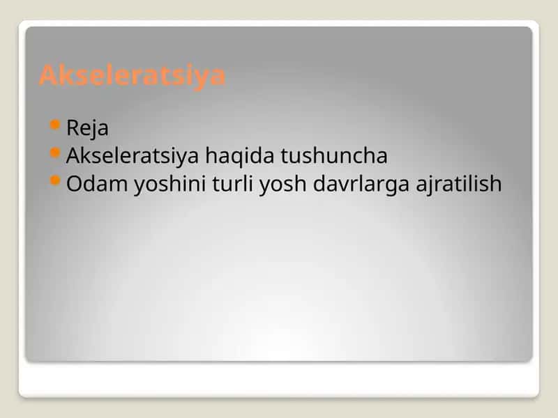 Akseleratsiya