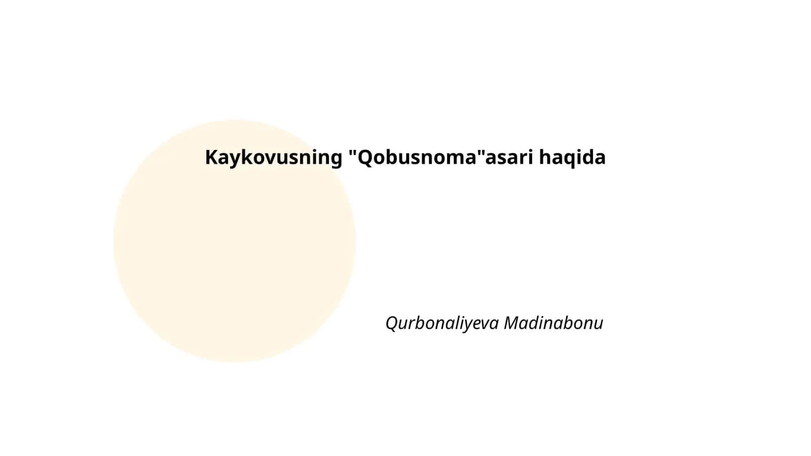 Qobusnoma