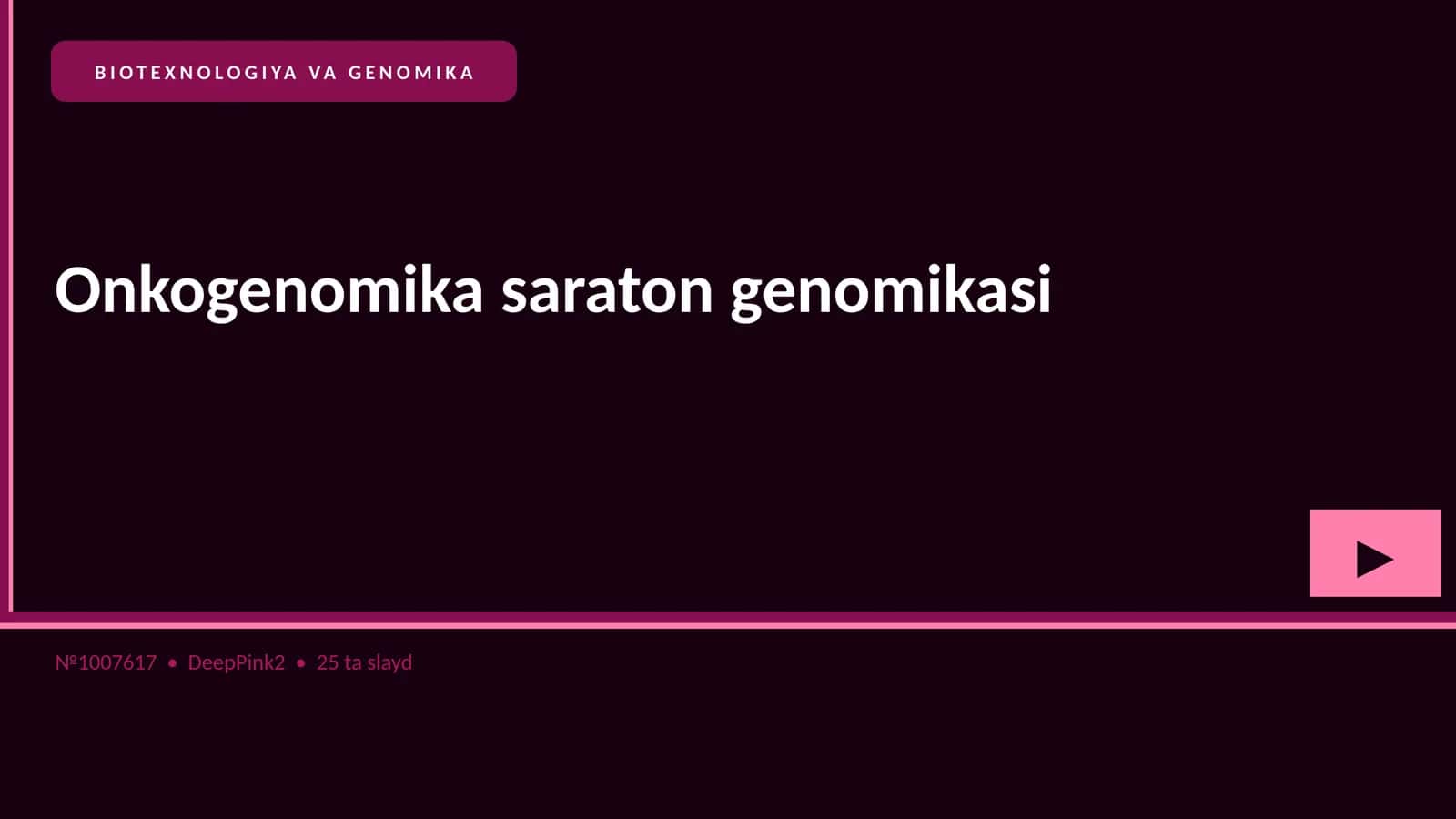 Onkogenomika saraton genomikasi
