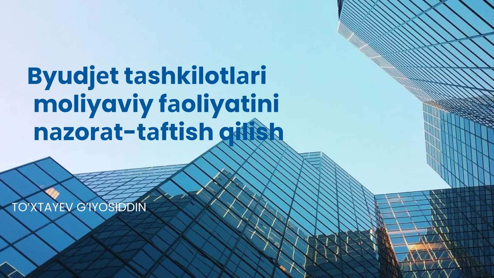 Moliyaviy Nazorat