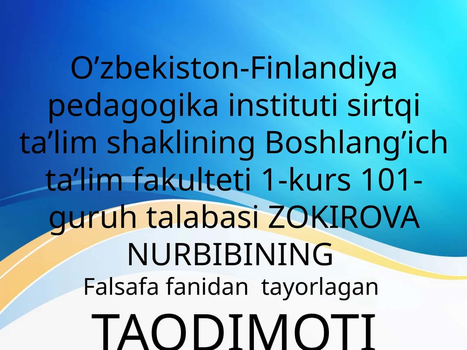Fan, falsafa va dinning o'zaro aloqadorligi