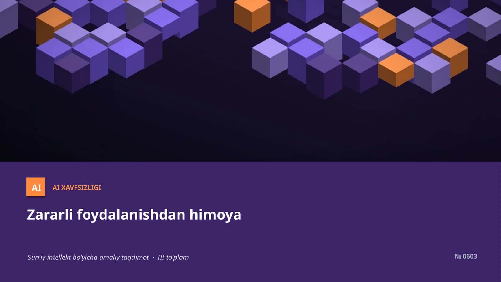 AI XAVFSIZLIGI