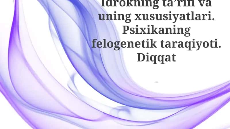 Psixikaning filogenetik rivojlanishi