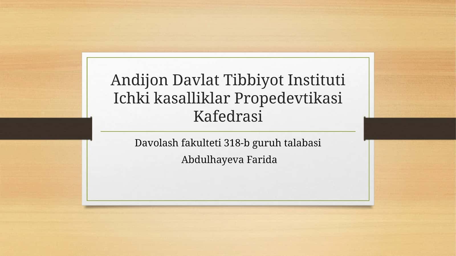 Qon tizimi. Tekshirish
usullari: so‘rab-surishtirish va tekshirish usullari