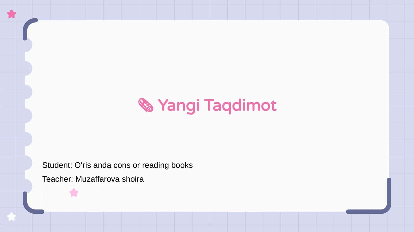 Yangi Taqdimot