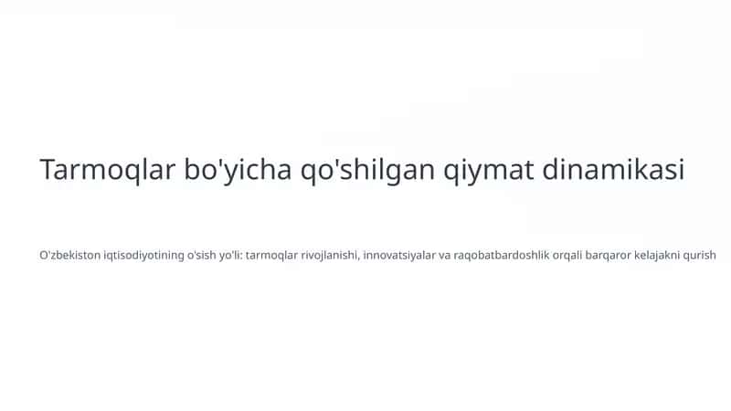 Qo'shilgan qiymat tushunchasi