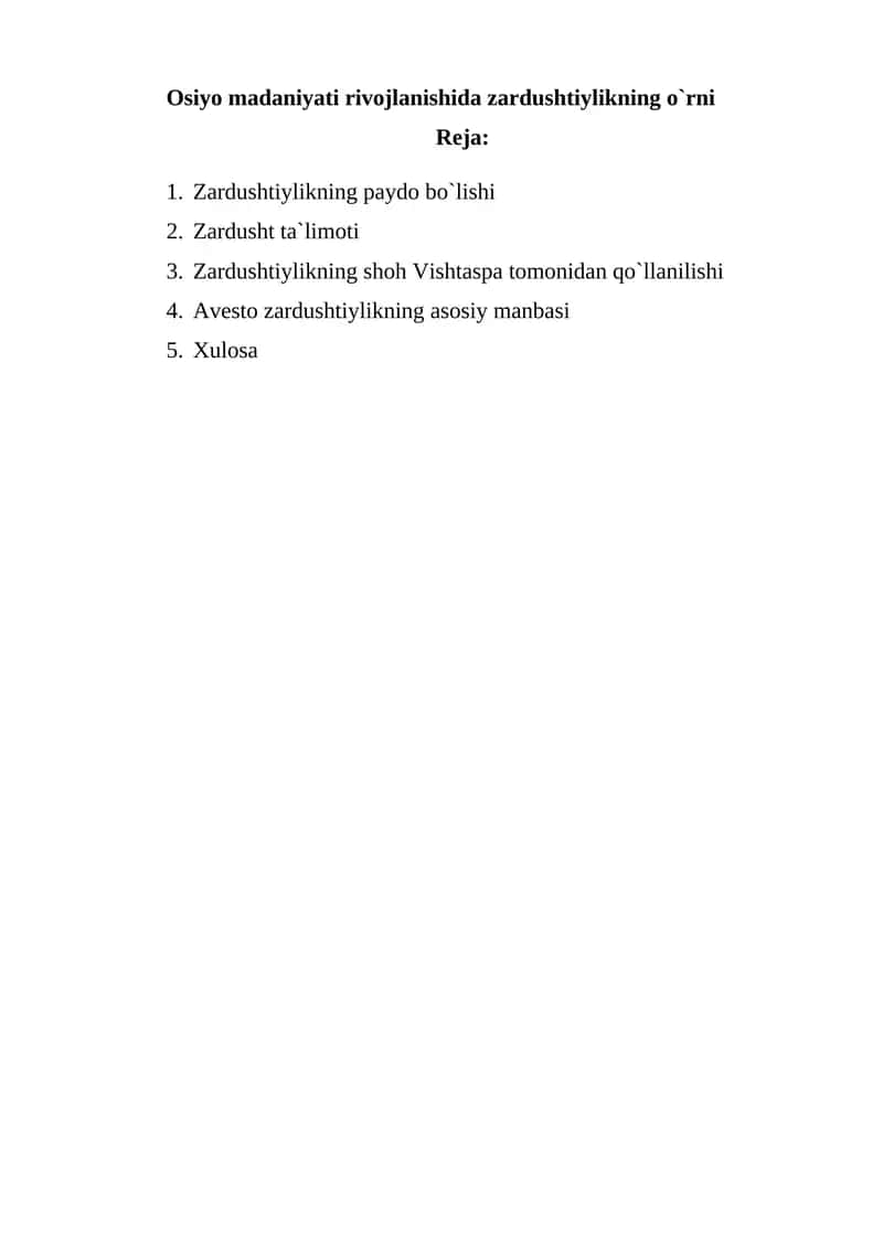 Zardushtiylik tarixi