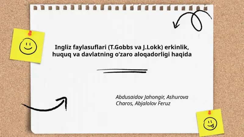 Ingliz faylasuflari (T.Gobbs va J.Lokk)