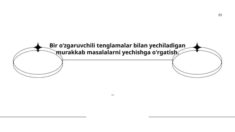 Tenglama tushunchasi va uning ta'rifi