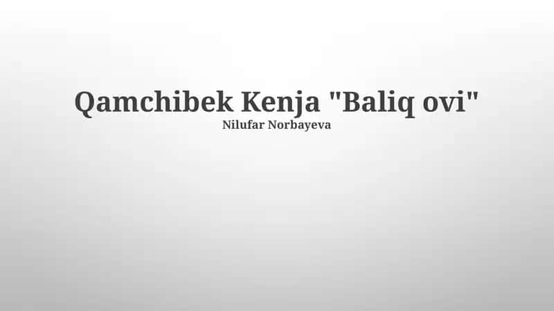 Baliq ovi