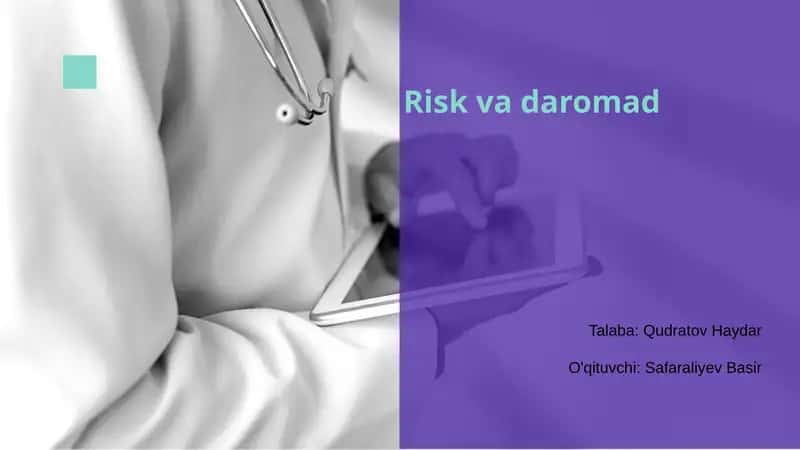 Risk va daromad