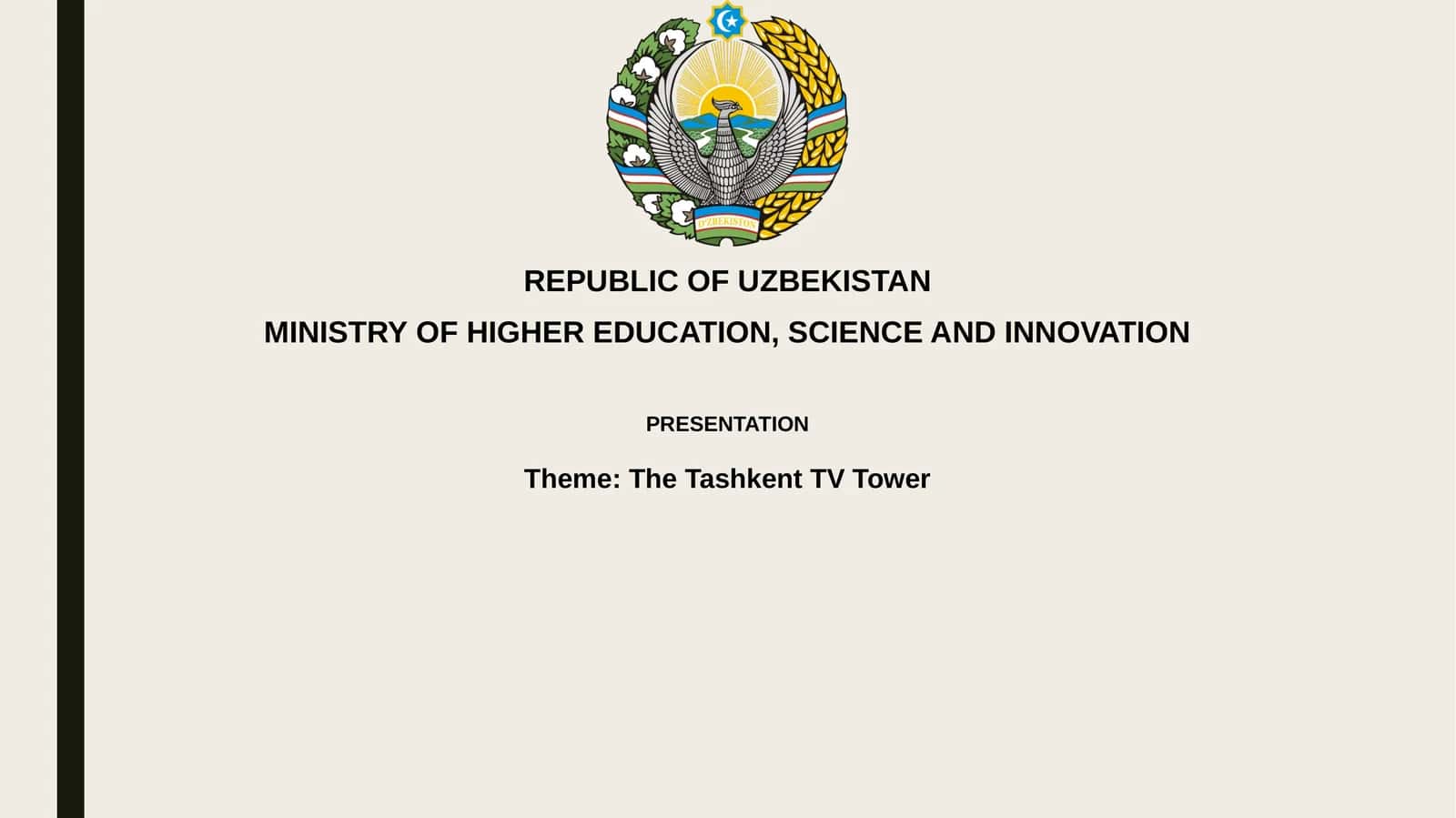 The Tashkent TV Tower