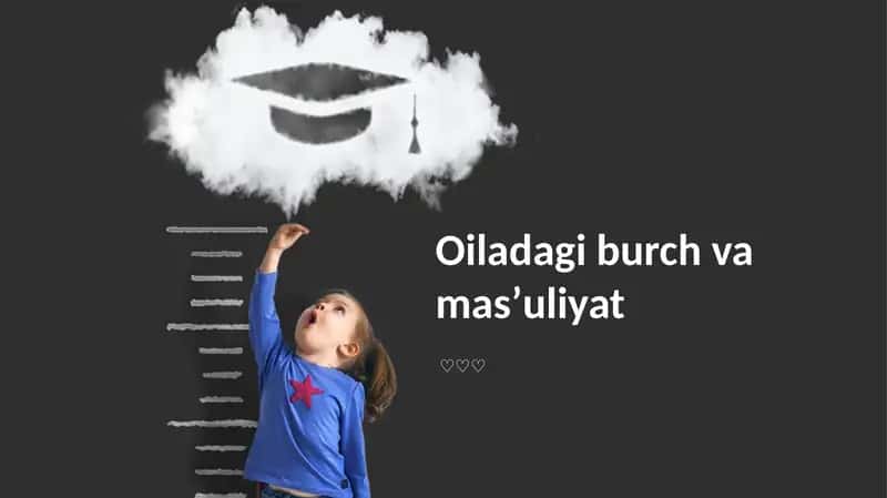 Oiladagi burch va masʼuliyat