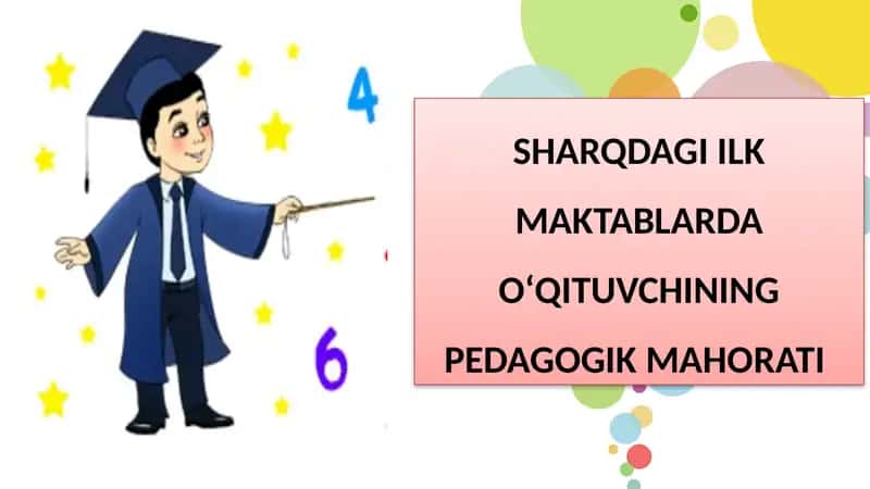 Sharqdagi Ilk Maktablardagi O'qituvchining Pedagogik Mahorati