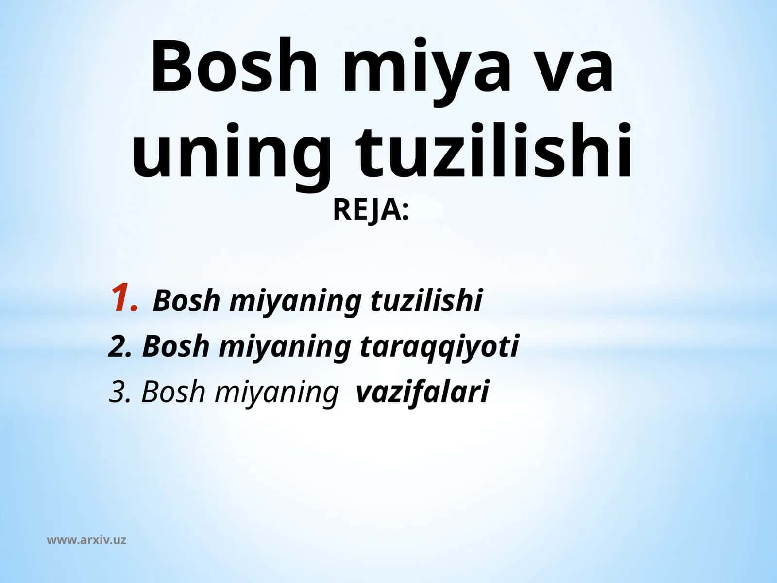Boshmiyavauningtuzilishi