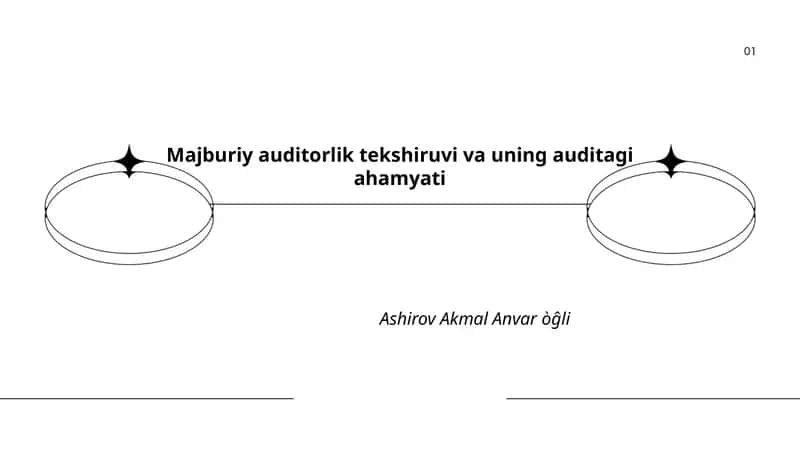 Majburiy auditorlik tekshiruvi va uning auditagi ahamyati