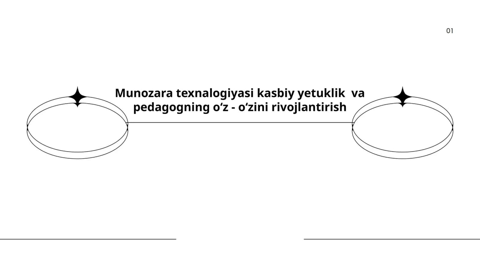 Munozara texnalogiyasi kasbiy yetuklik va pedagogning oʻz - oʻzini rivojlantirish