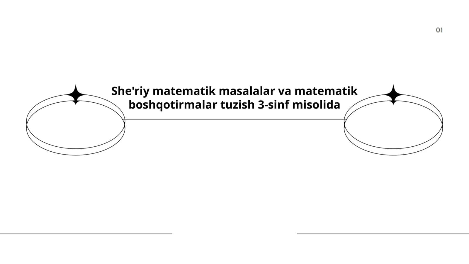 She'riy matematik masalalar va matematik boshqotirmalar tuzish 3-sinf misolida