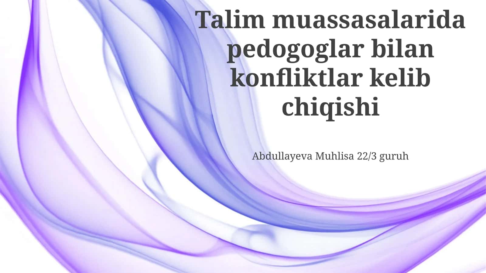 Kelishmovchiliklarning asosiy sabablari va turlari