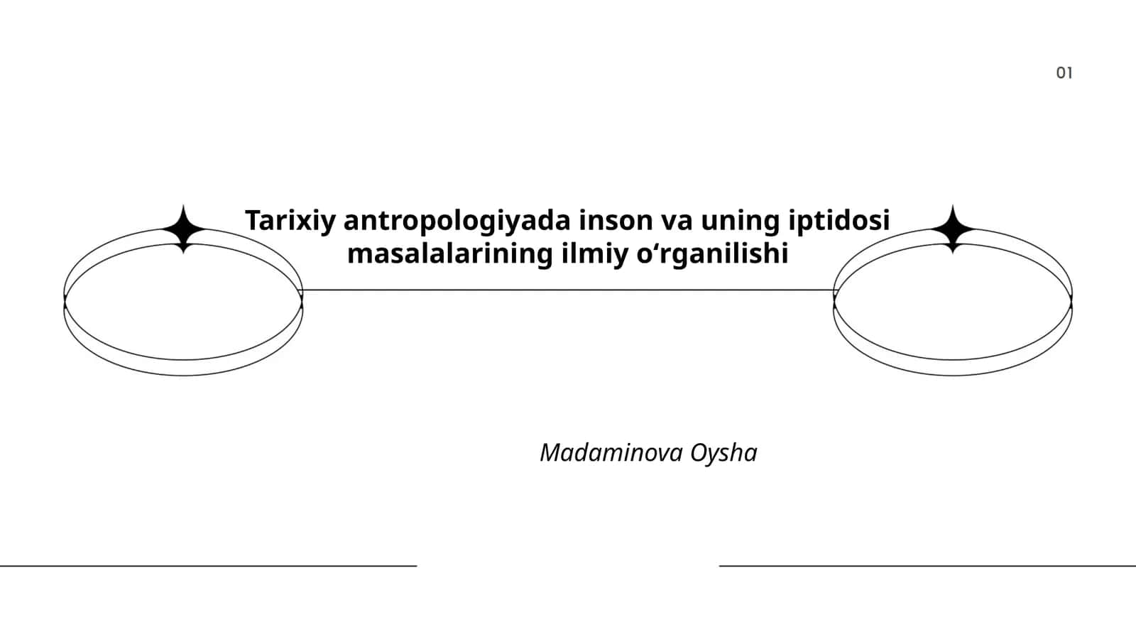 Tarixiy antropologiyada inson va uning iptidosi masalalarining ilmiy oʻrganilishi