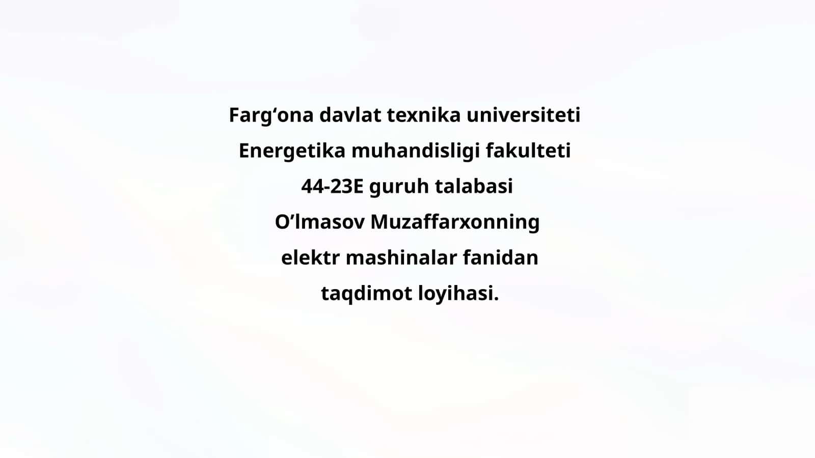 Kollektorli Mashinalar: Turlari va Qoʻllanilish Sohasi