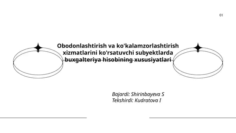 Me'yoriy-huquqiy baza va buxgalteriya standartlari