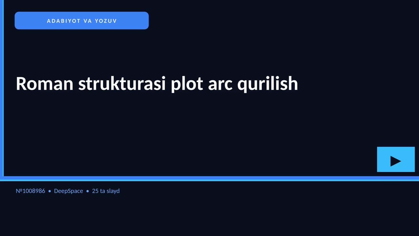 Roman strukturasi plot arc qurilish