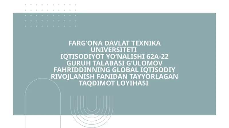 Xitoy va buyuk Britaniya oʻrtasidagi iqtisodiy munosabatlar tahlili