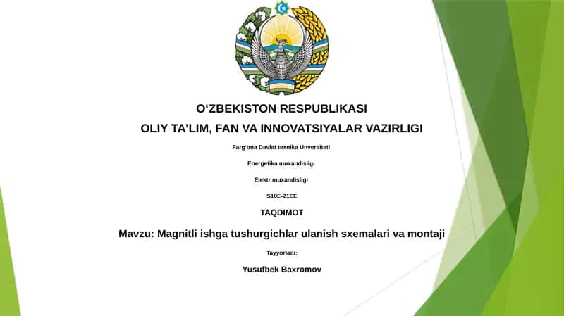 Magnitli starterlar