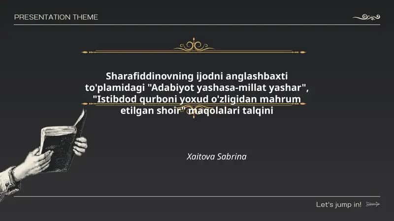Adabiyot yashasa-millat yashar