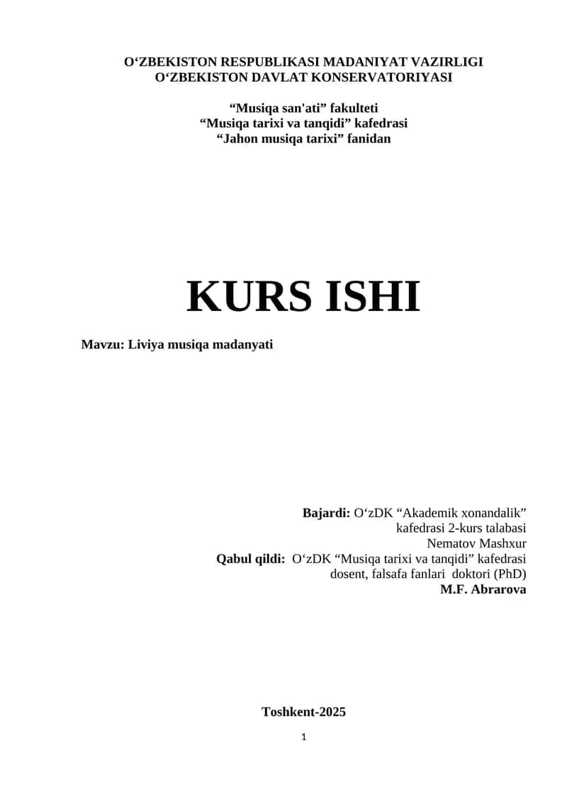 Liviya musiqa madanyati